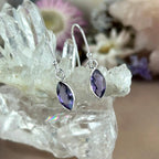 Amethyst Marquise Cut Earrings