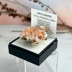 Pink Heulandite In Display Box