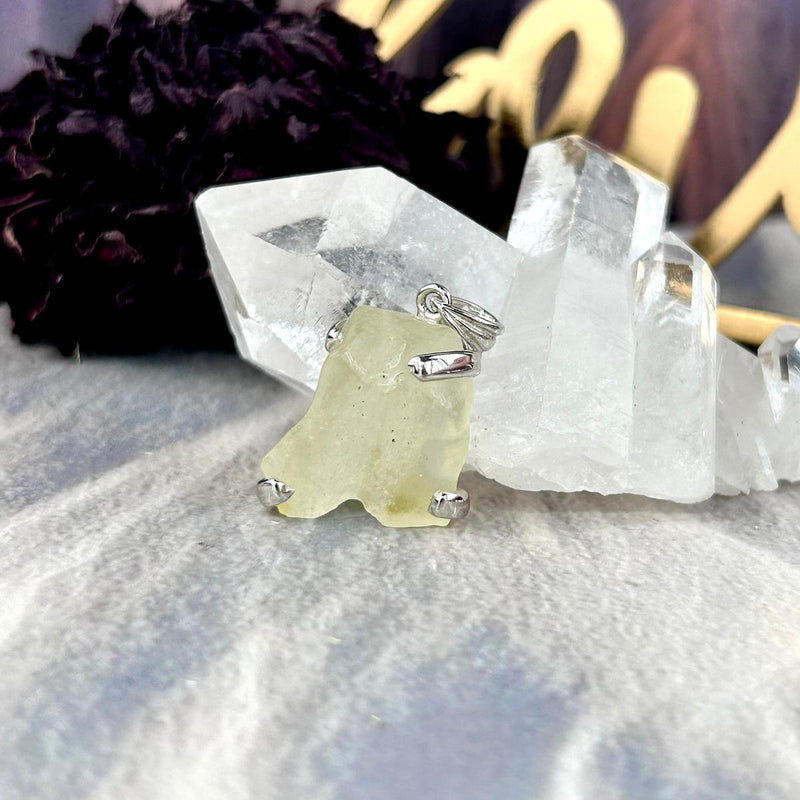 Libyan Desert Glass Freeform Pendants