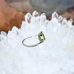 Assorted Gemstone Teardrop Cut Wave Ring