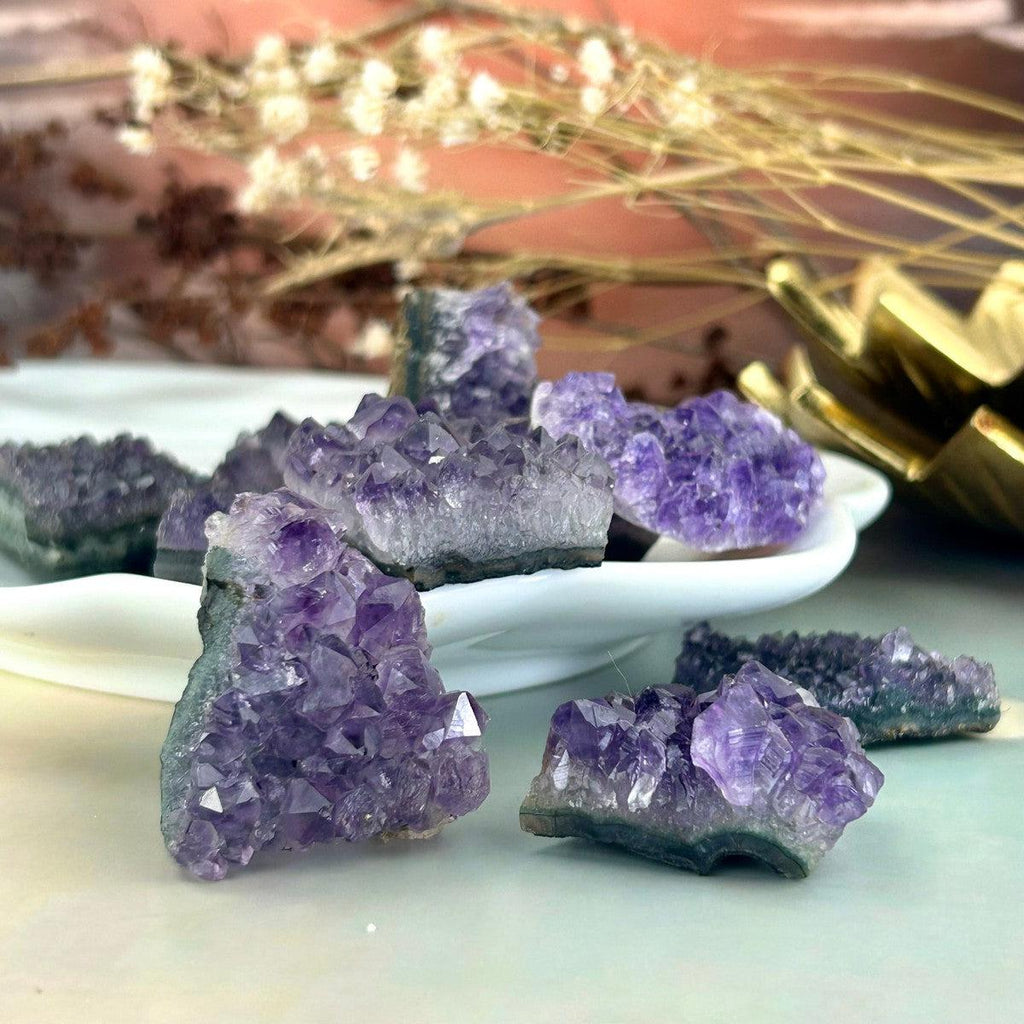 Raw Amethyst Crystal Clusters