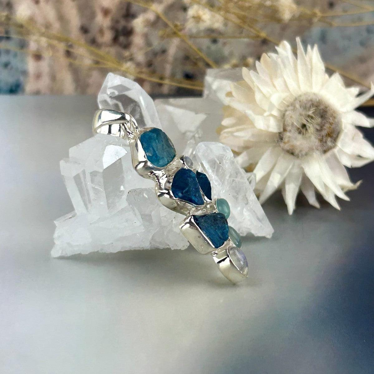 Apatite Sterling Silver Pendant