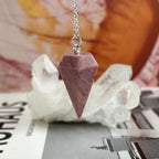 Fossilised Wood Pendulum