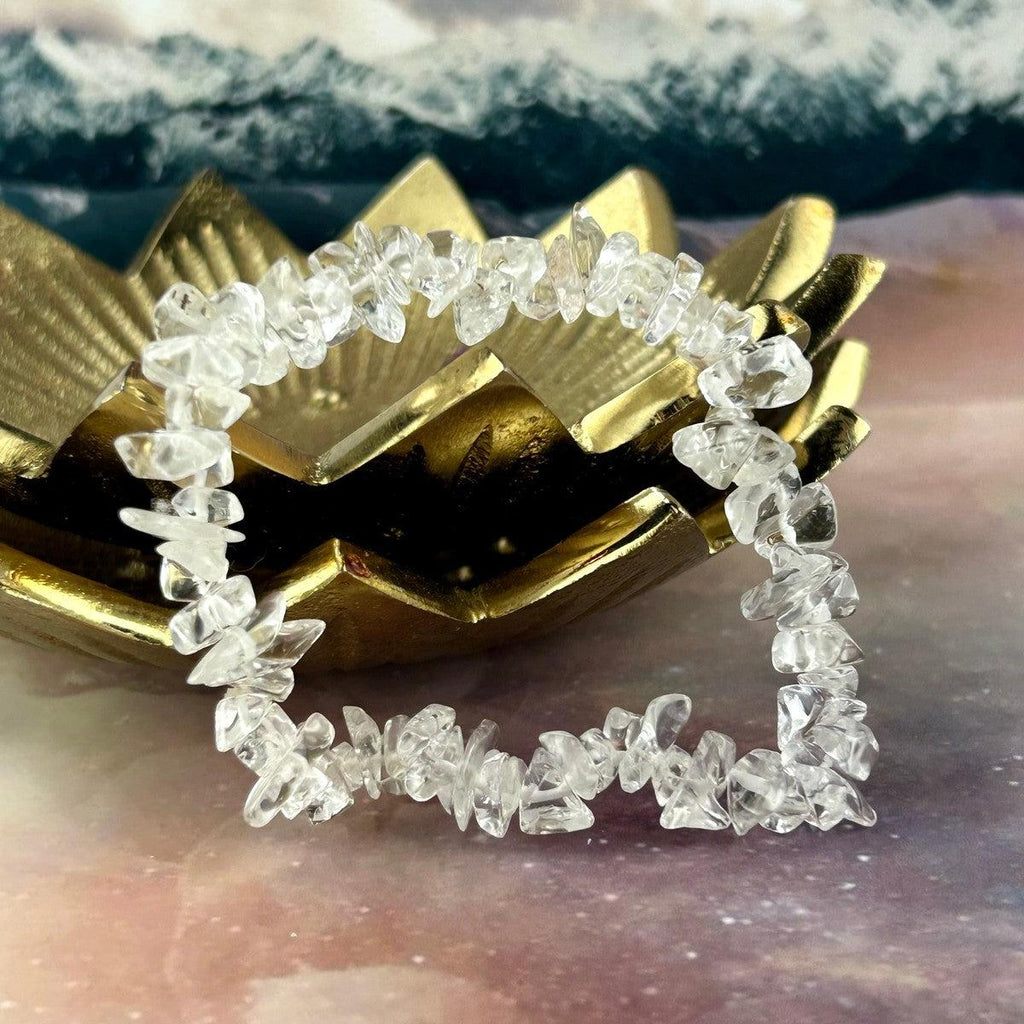 Clear Quartz Crystal Bracelet