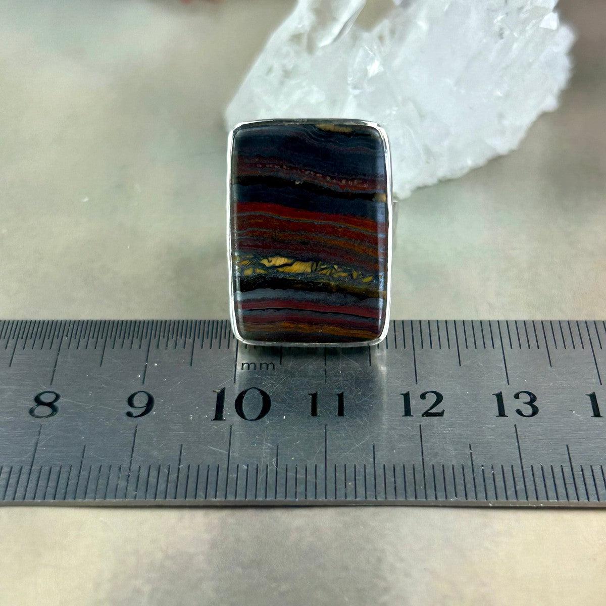 Iron Tiger Eye Ring