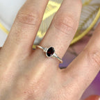 Petite Garnet Ring