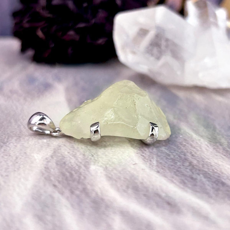 Libyan Desert Glass Freeform Pendants