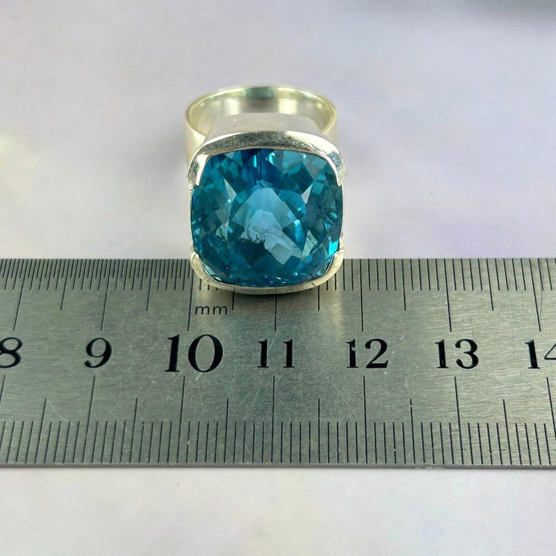 Large Gemstone Ring For Small Fingers