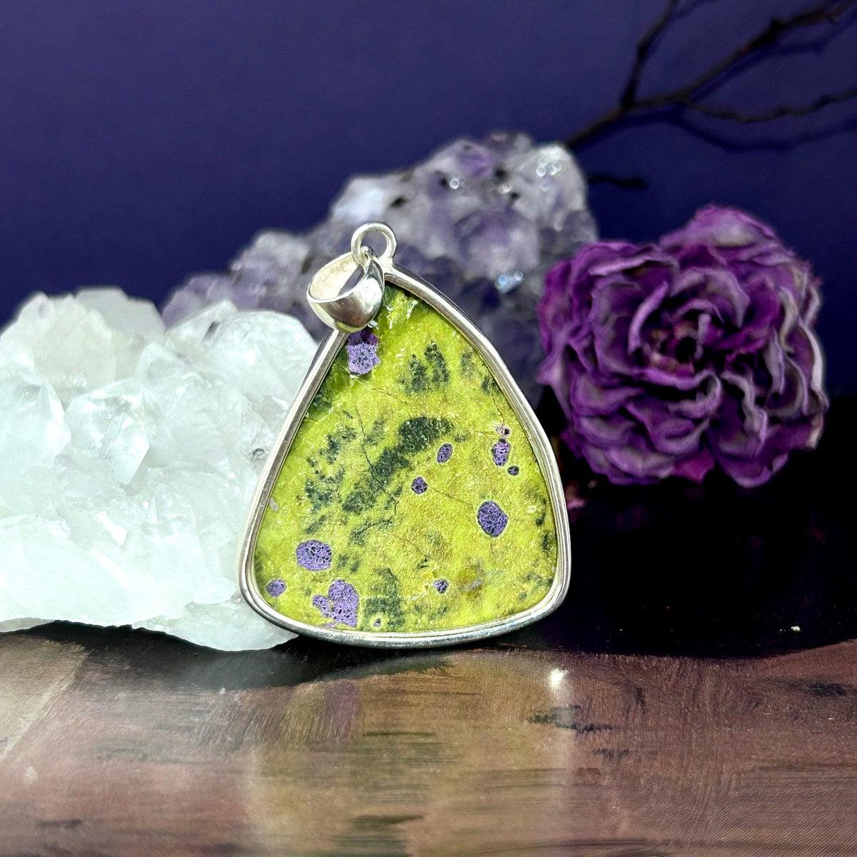 Bold Large Crystal Pendant