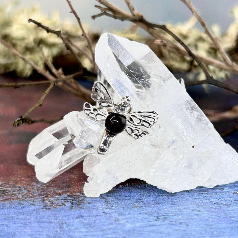 Baltic Cognac Amber Fairy Pendant