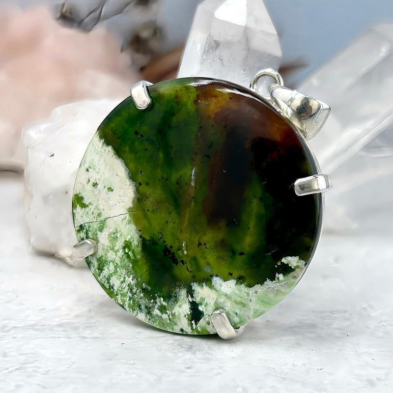 Earth Colour Crystal Pendant