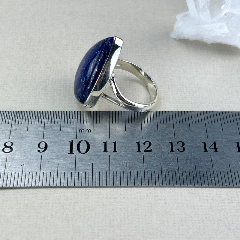 Lapis Lazuli Pear Shape Ring