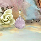 Lilac Coloured Crystal Jewellery