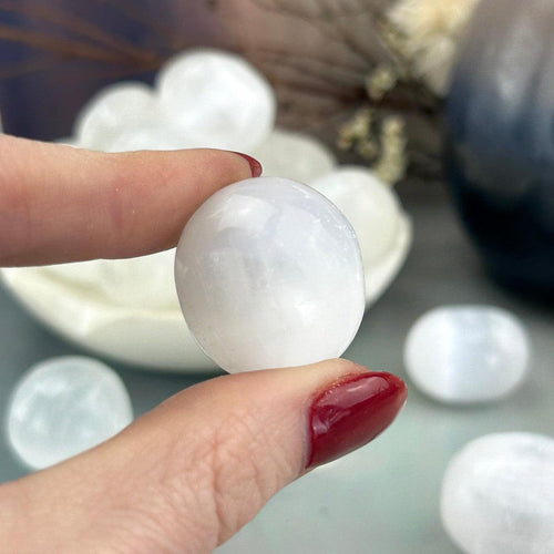 Selenite Pocket Stone