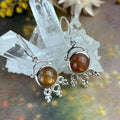 Golden Sunstone Sterling Silver Earrings