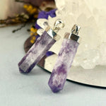 Lepidolite Crystal Pendant