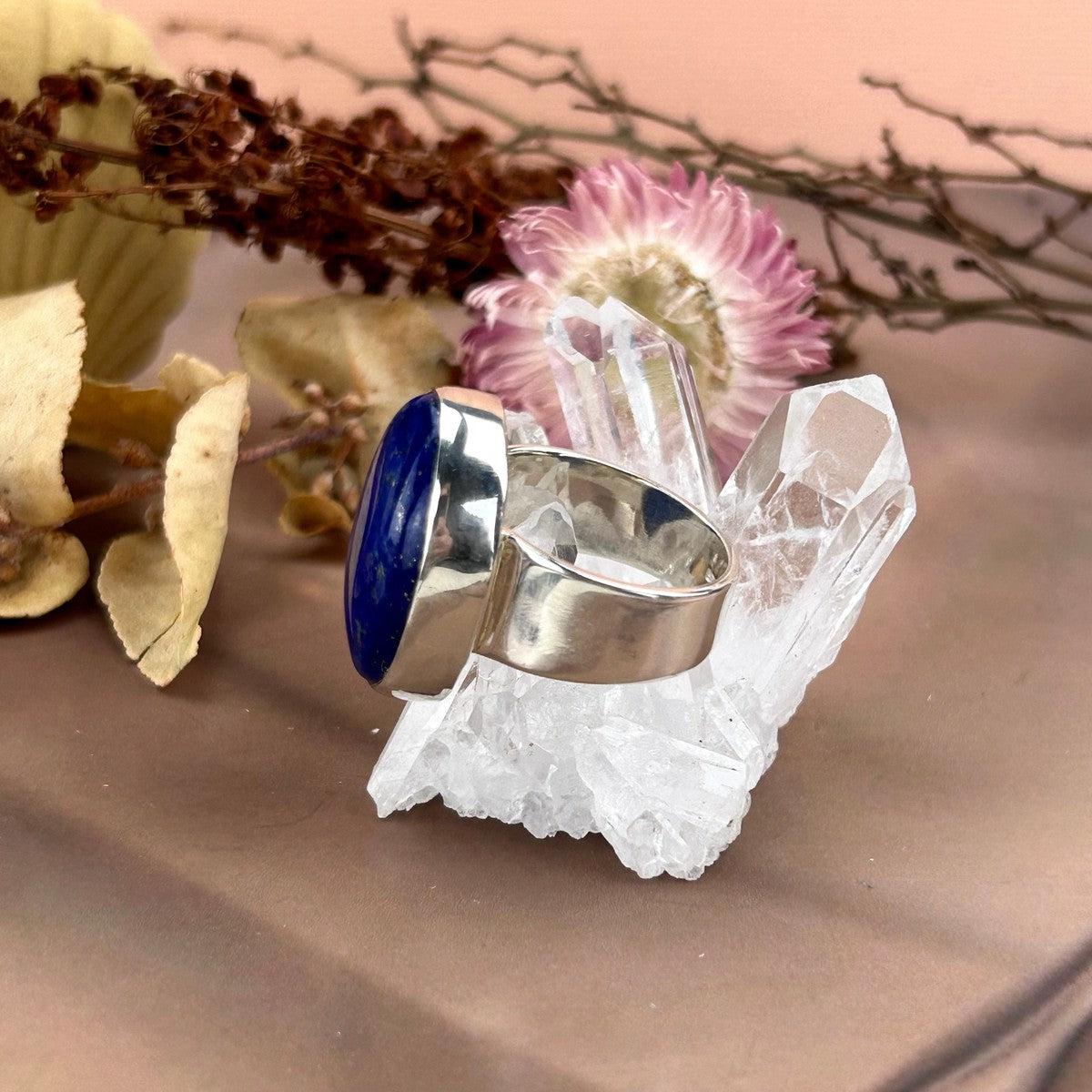 Large Size Lapis Lazuli Ring