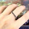 Sapphire Gemstone Eternity Band