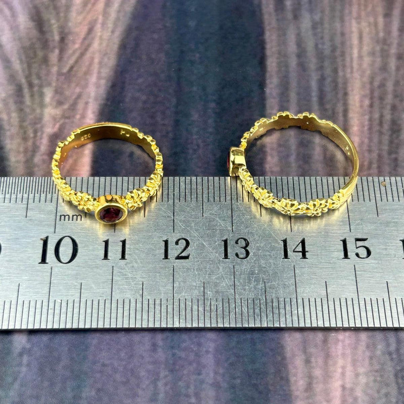 Unique Gold Gemstone Ring