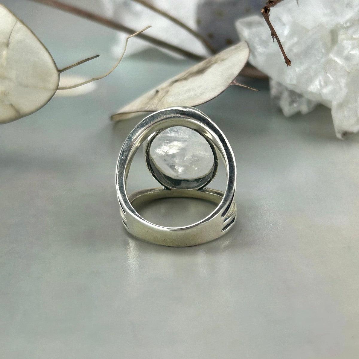 Moonstone Dome Ring