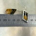 Contemporary Tiger's Eye Earrings