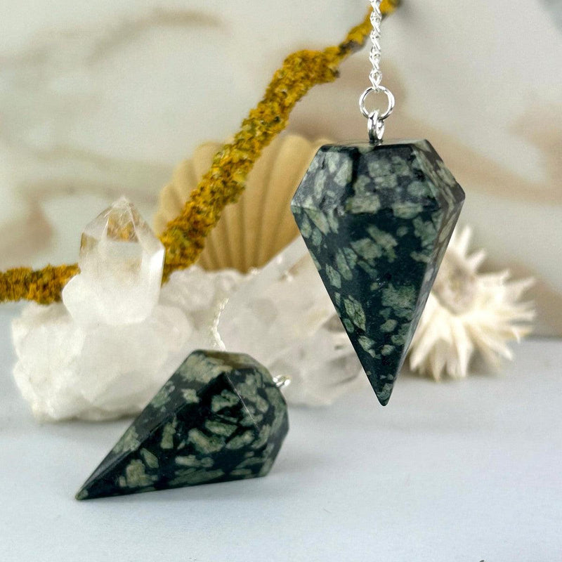 Chinese Writing Stone Pendulum