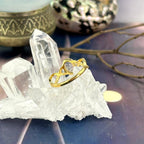 Classic Moonstone Gold Ring