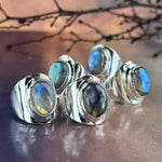 Chunky Labradorite Ring