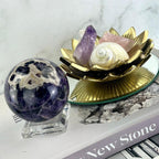 Amethyst Crystal Sphere With Stand