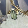 Green Amethyst In Silver Pendant
