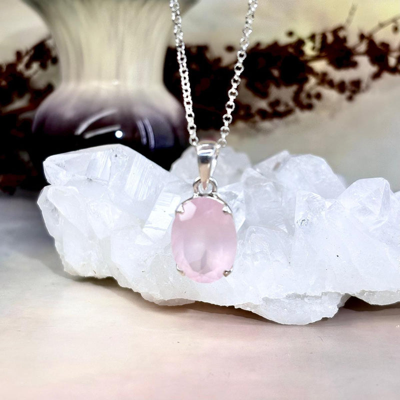 Oval Gemstone Necklace