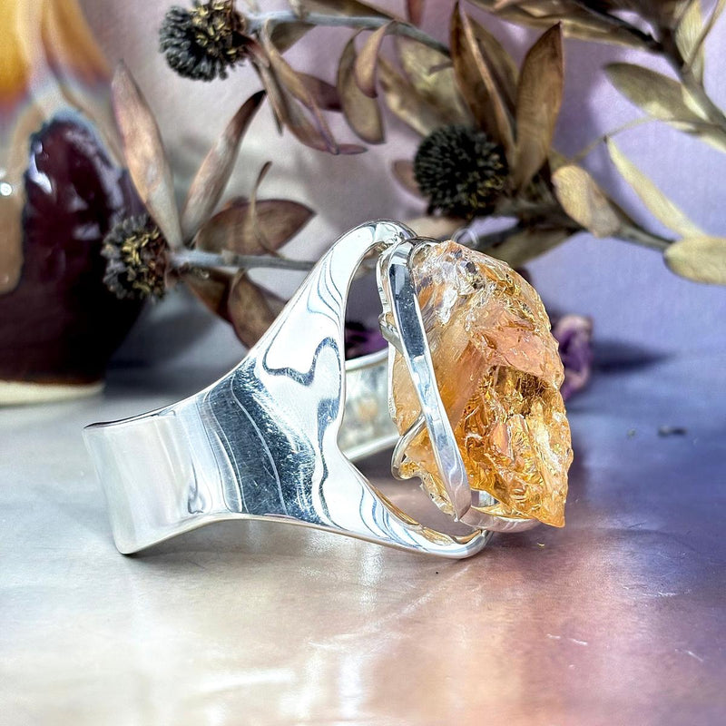 Crystal Feature Cuff Bracelet