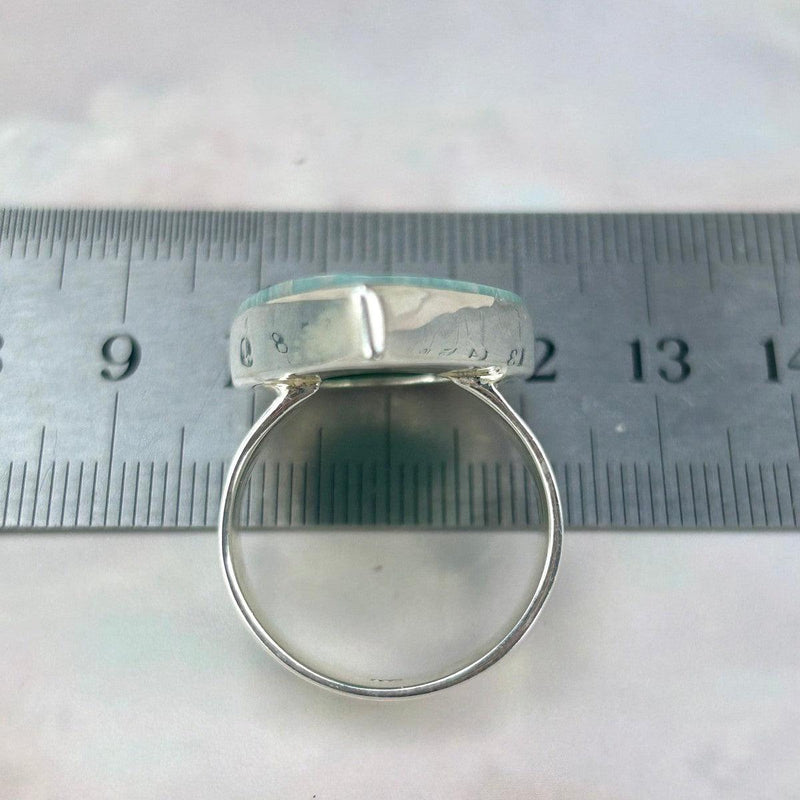 Pale Green Crystal Ring