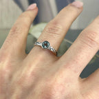Blue Topaz Decorative Ring