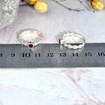 Gemstone Floral Motif Ring