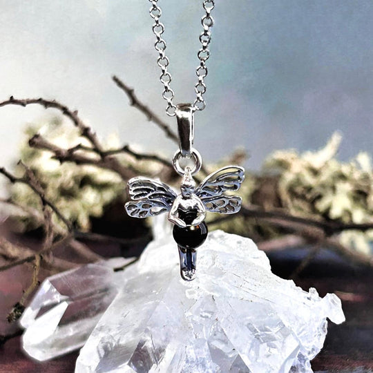 Baltic Cognac Amber Fairy Pendant