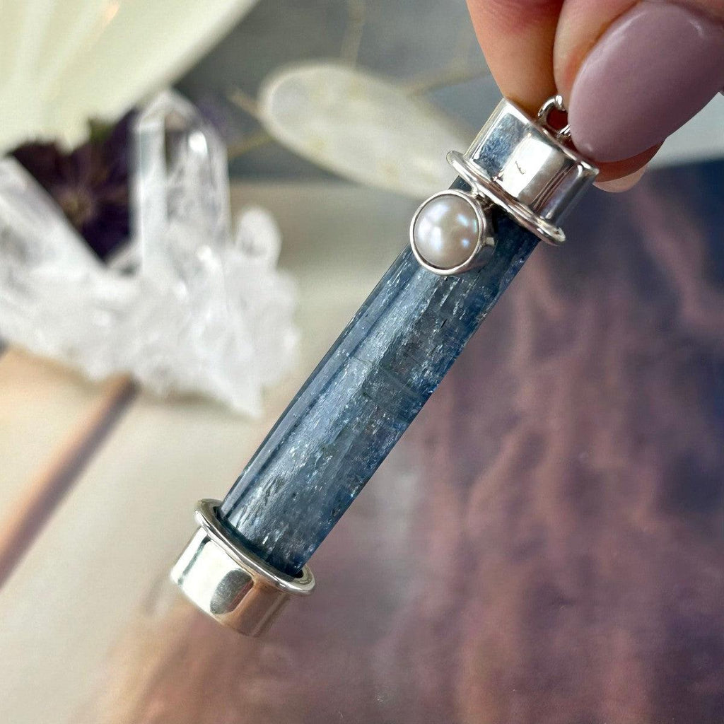 Kyanite And Pearl Jewellery