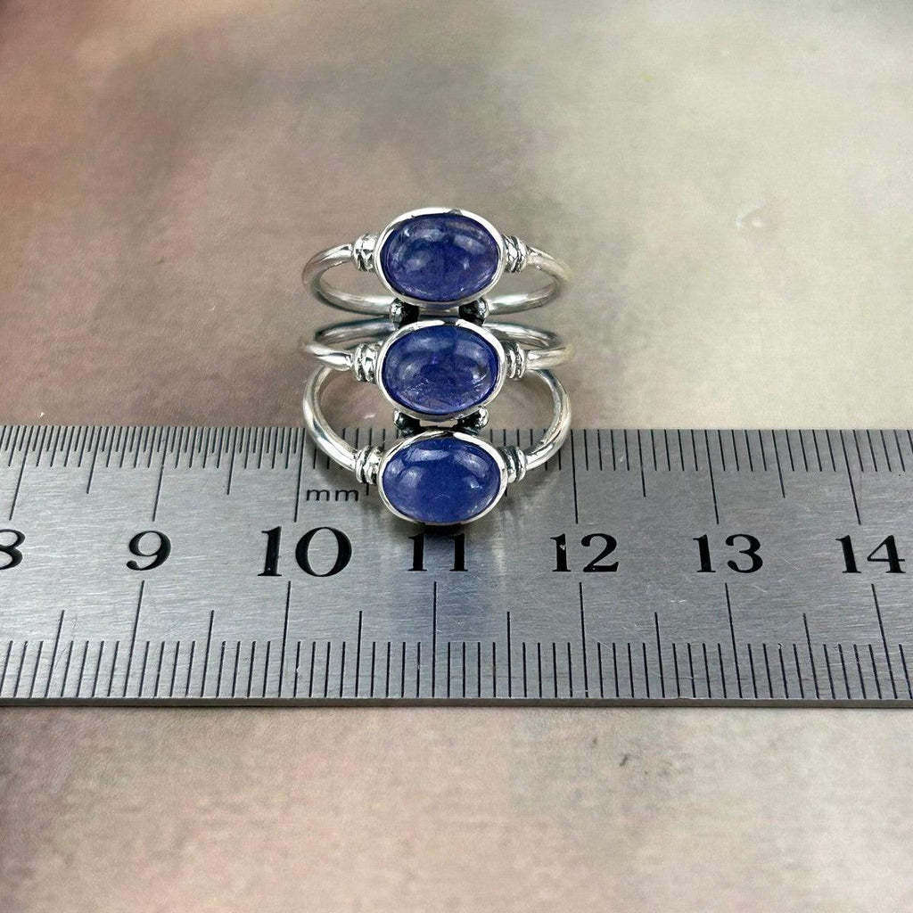 Tanzanite Sterling Silver Ring