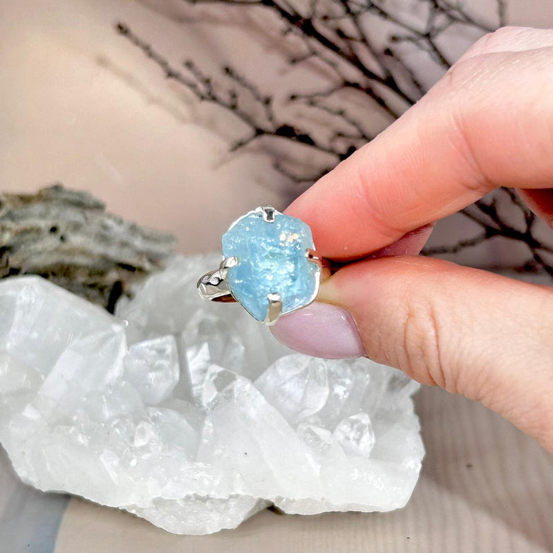Unpolished Aquamarine Stone 