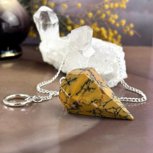 Dendritic Agate Pendulum