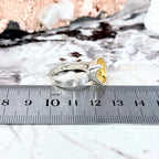 Yellow Gemstone Silver Ring