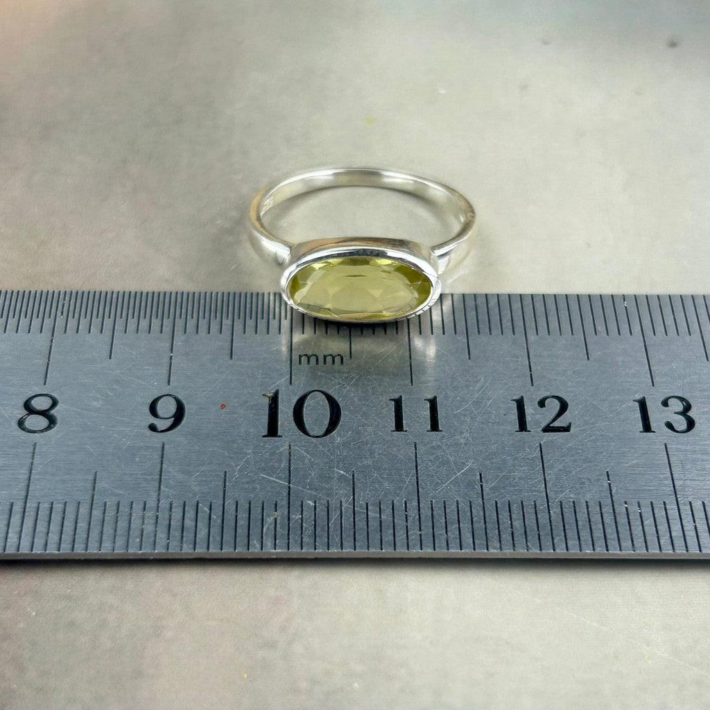 Bright Yellow Gemstone Ring