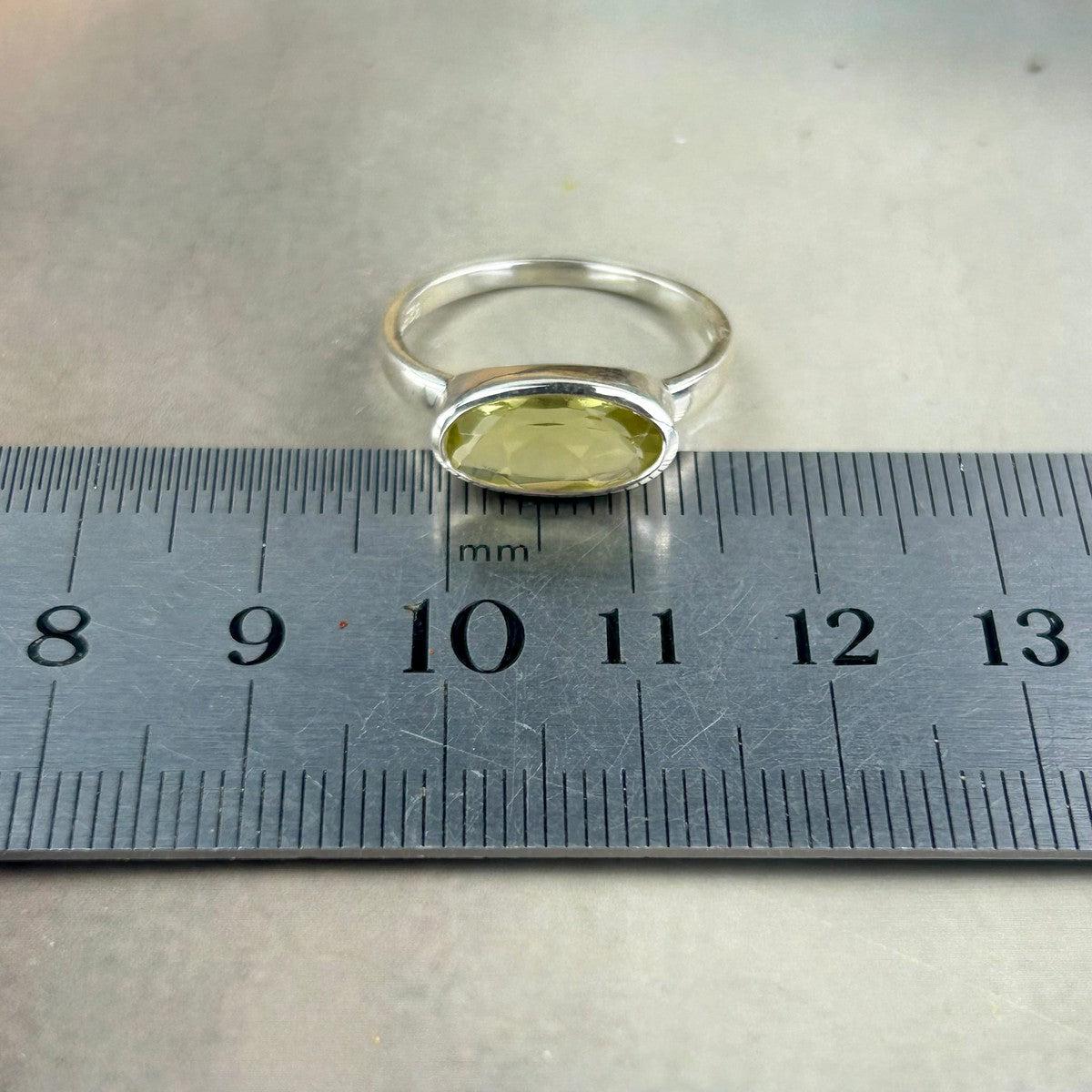 Bright Yellow Gemstone Ring