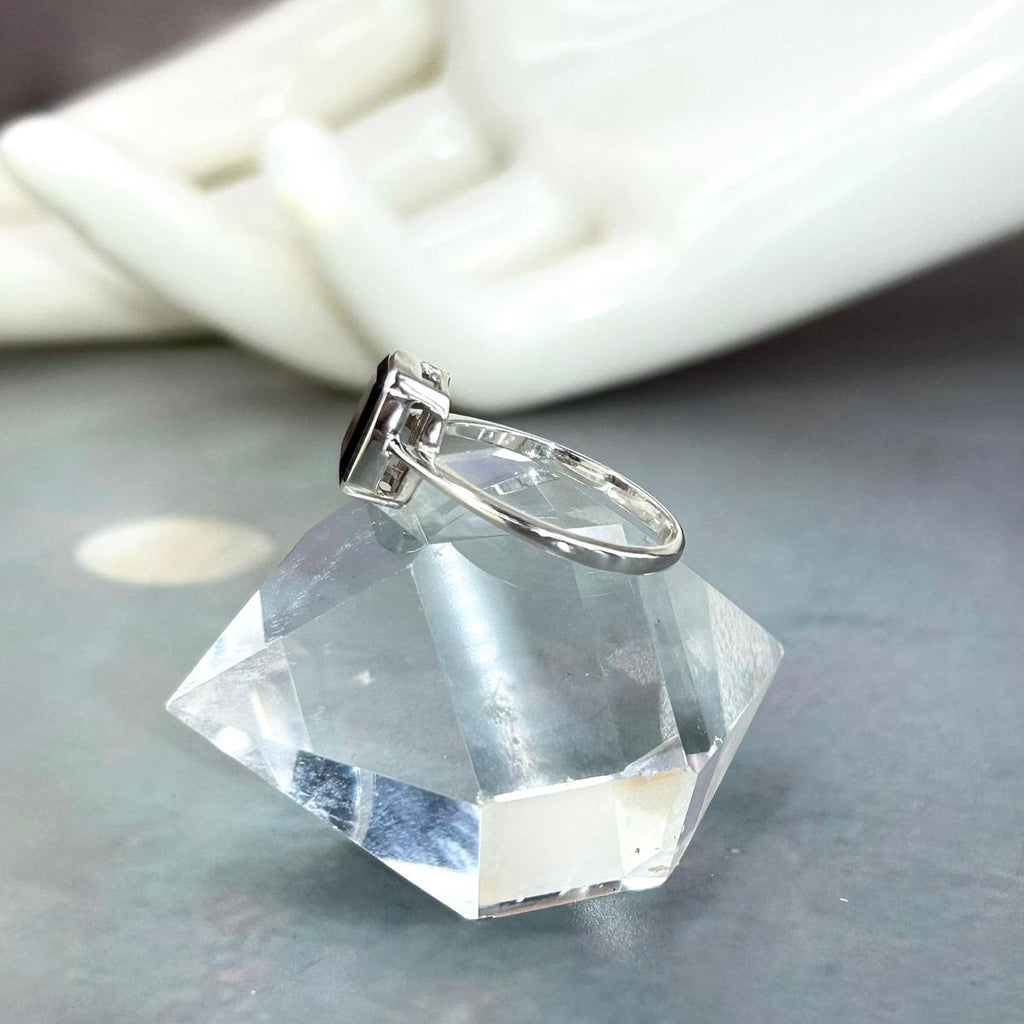 Assorted Gemstone Emerald Cut Ring