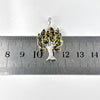 Baltic Green Amber Tree Pendant