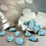 Semi Polished Larimar Crystal