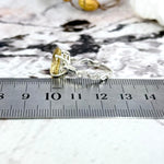 Citrine Oval Cut Ornate Ring