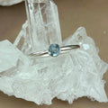 Aquamarine Brilliant Cut Ring