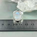 Large Rainbow Moonstone Ring