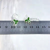 Sterling Silver Chrome Diopside Earrings